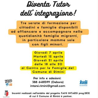 Tutor volontario dell’integrazione