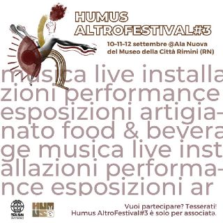 Raccolta fondi Humus AltroFestival