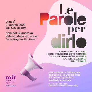 Le parole per dirlo