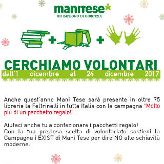 Volontariato natalizio con Mani Tese
