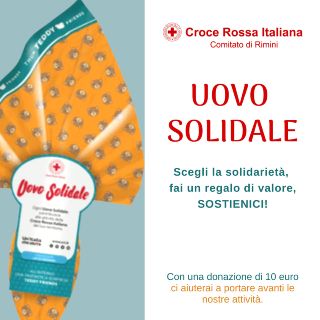 L’uovo solidale della Croce Rossa