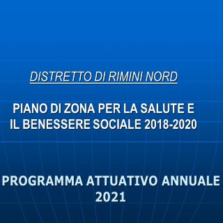 Piani di Zona – Distretto di Rimini