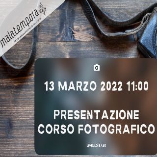 Presentazione corso fotografico