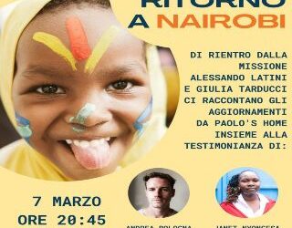 Ritorno a Nairobi – News da Paolo’s Home