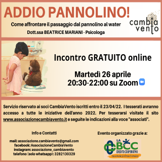 Addio pannolino!