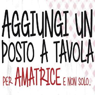 Un posto a tavola per Amatrice