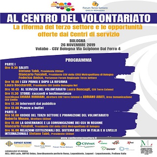 Al centro del volontariato