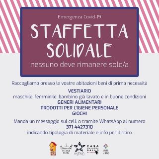 Staffetta solidale