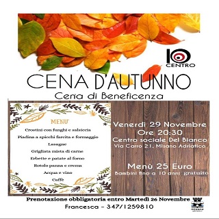 Cena d’autunno