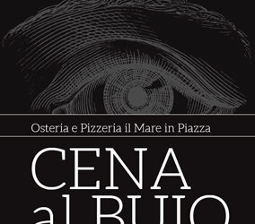 Cena al buio e mostra