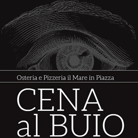 Cena al buio e mostra