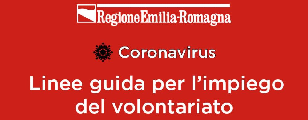 Volontari: Linee Guida Regione