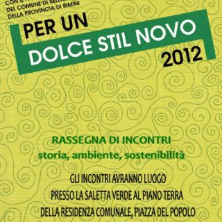 Per un dolce stil novo 2016