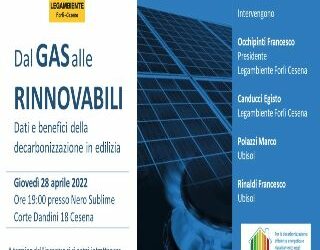 Dal gas alle rinnovabili