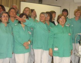 Volontari in corsia con Vaps