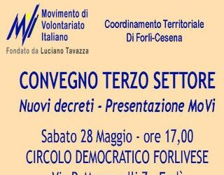 Convegno Terzo settore e MoVI