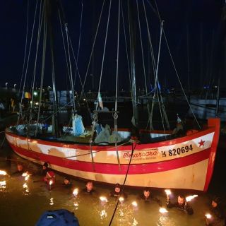 Presepe in darsena