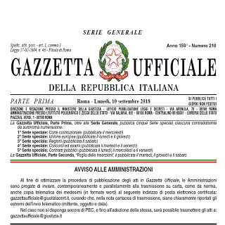Decreto correttivo in Gazzetta