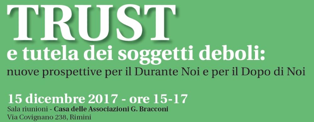 Seminario su Trust e tutela