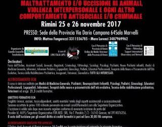 Seminario maltrattamento animali