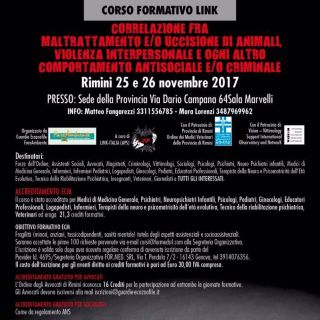 Seminario maltrattamento animali