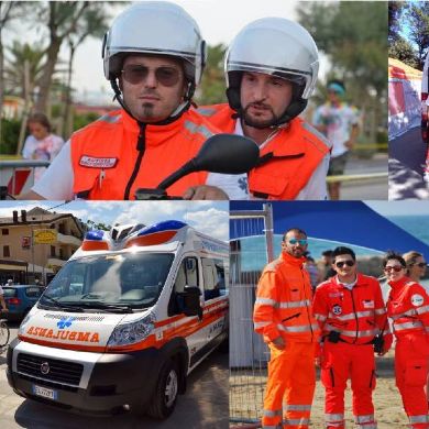Volontari in ambulanza