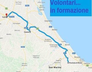 In formazione da Rimini a Forlì