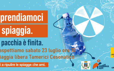 Spiaggia pulita a Cesenatico