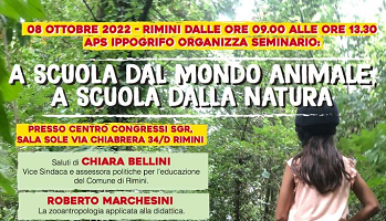 Educazione in natura - incontro ottobre 2022 - Rimini
