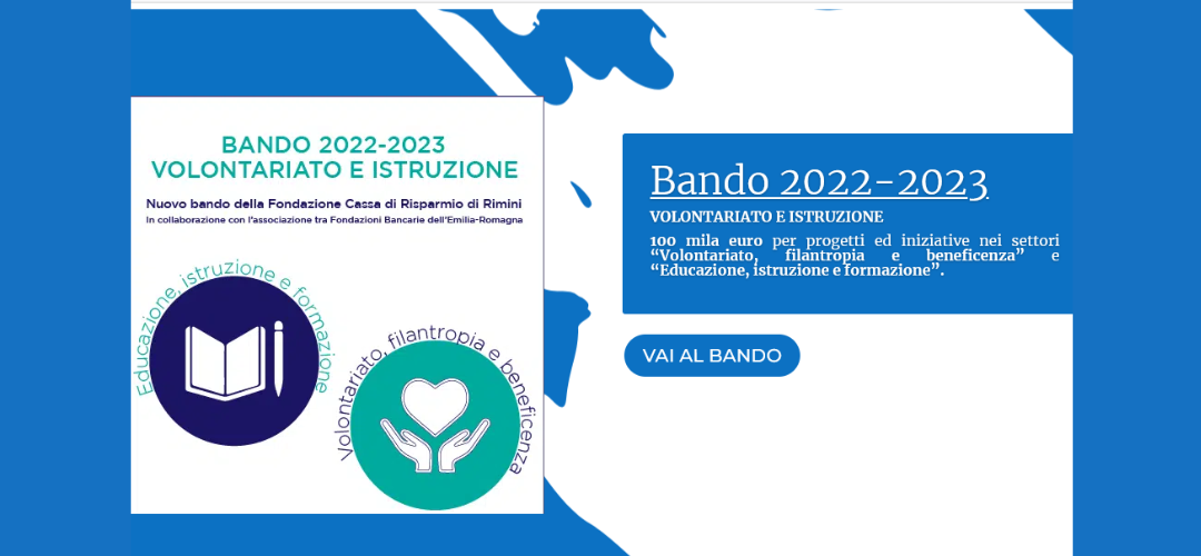 Volontariato e istruzione 2022-2023