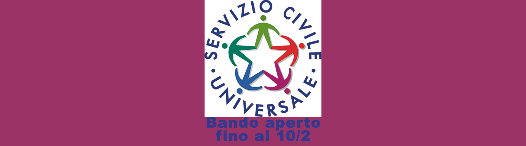 banner servizio civile Bando Servizio Civile Universale