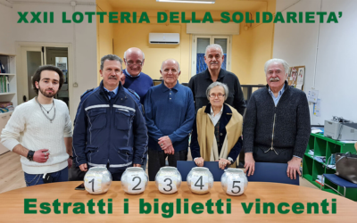 I biglietti vincenti della Lotteria della Solidarietà 2022/2023