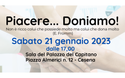 Piacere… Doniamo!
