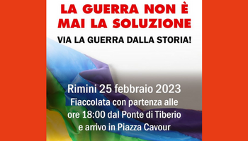Via la guerra dalla storia