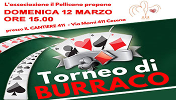 Torneo di Burraco per Il Cantiere 411