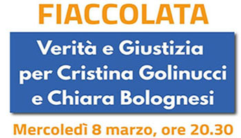 Fiaccolata Verità e Giustizia per Cristina e Chiara