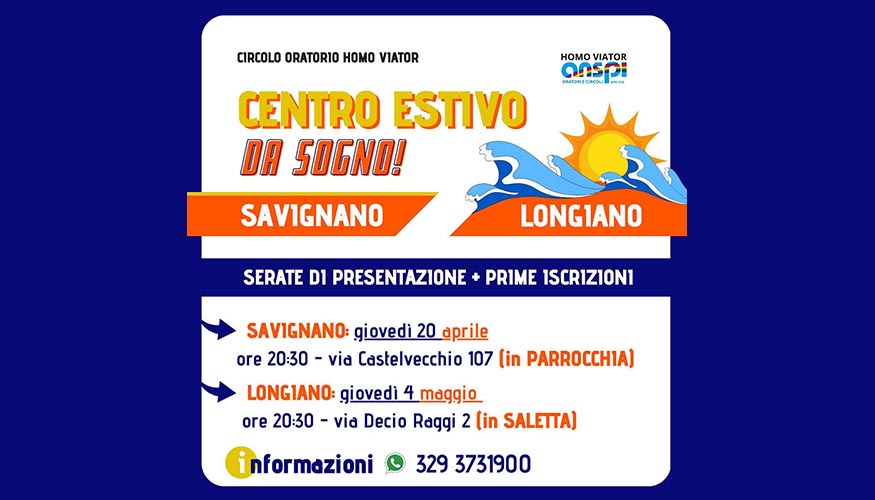 Centro estivo da Sogno!
