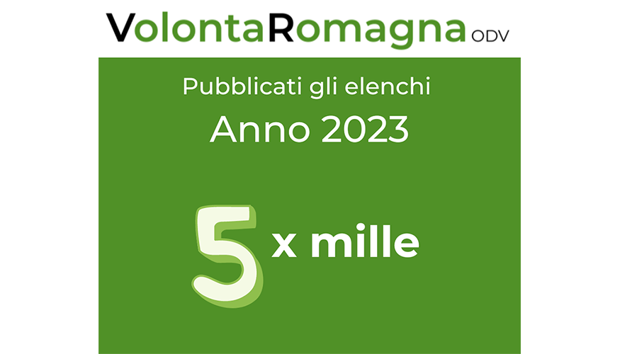 5 per mille 2023: elenco degli enti ammessi