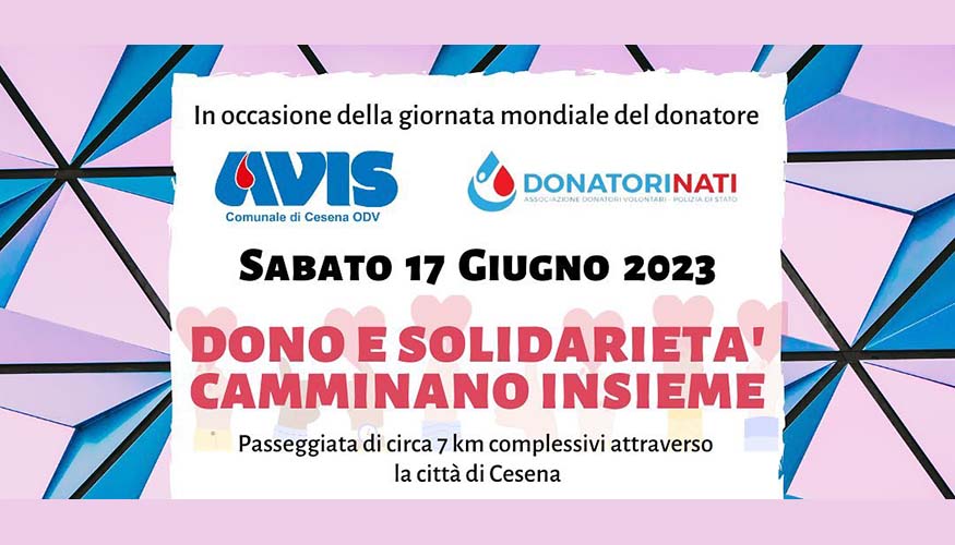 Dono e solidarietà camminano insieme