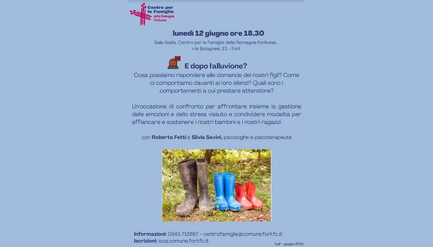 E dopo l’alluvione?