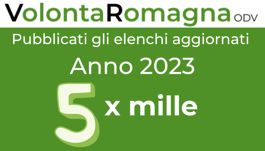 5 per mille 2023 aggiornamento enti ammessi