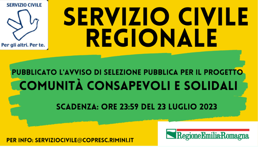 Servizio Civile 2023 a Rimini