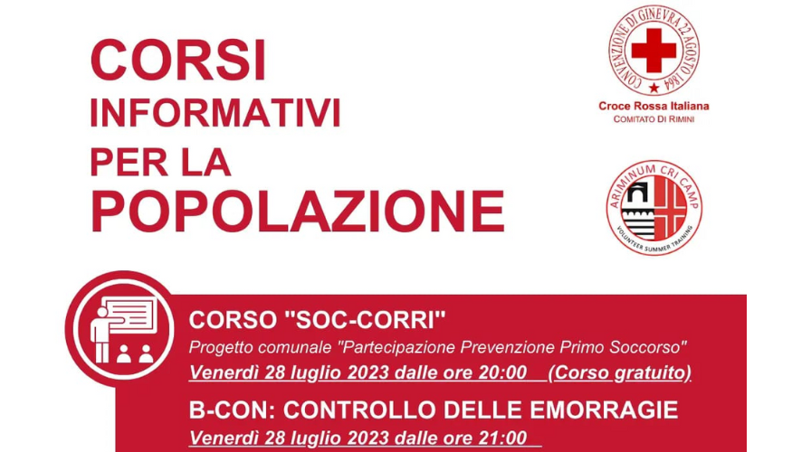 Primo soccorso: 2 corsi
