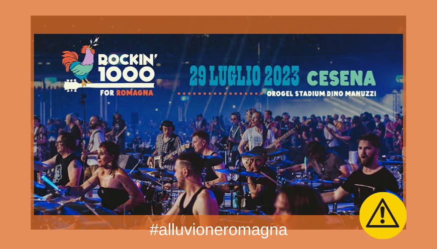 Rockin’1000 solidale per l’alluvione