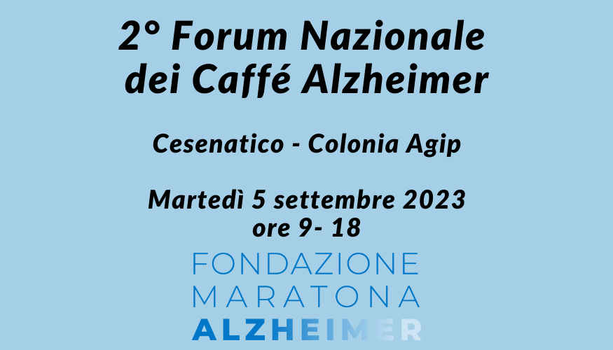 2° Forum Nazionale dei Caffè Alzheimer