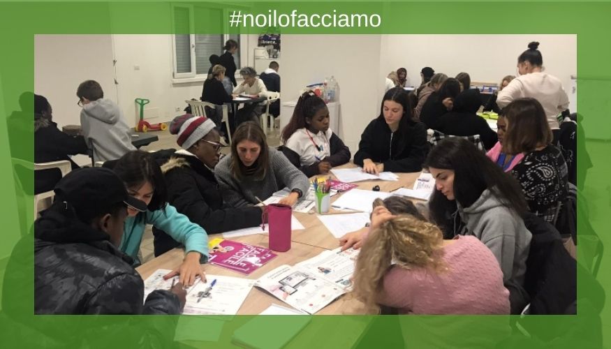 Giovani volontari per scuola di italiano