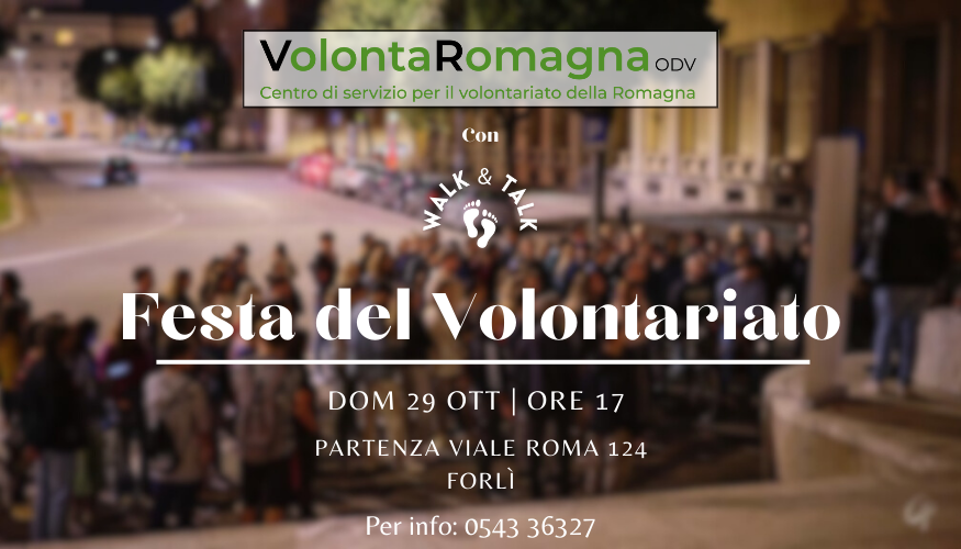 Festa del volontariato Forlì – Incontro