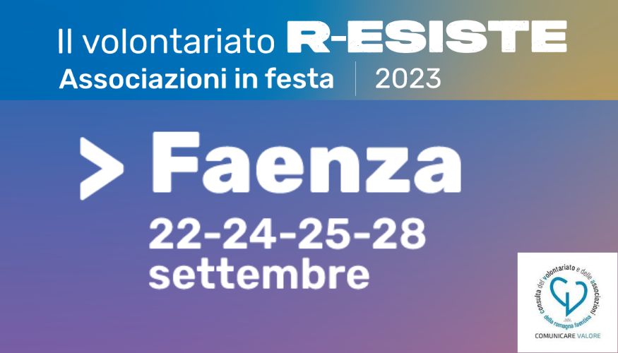 La settimana di festa del volontariato a Faenza