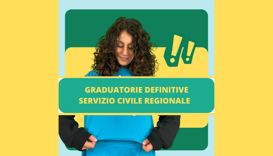 Graduatorie definitive candidati – Servizio Civile Regionale 2023