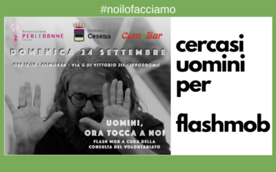 Volontari uomini per flashmob a Cesena